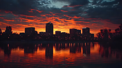 Gold Rush Timelapse Over Sacramento Skyline Db88Cfe7