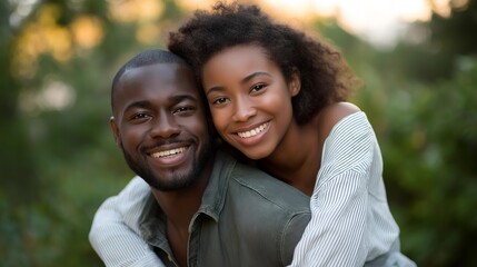 Family bonding is illustrated as a cheerful dad laughs while he carries his daughter through a park, highlighting happiness, movement, and shared experiences. cinematic color correction, natural