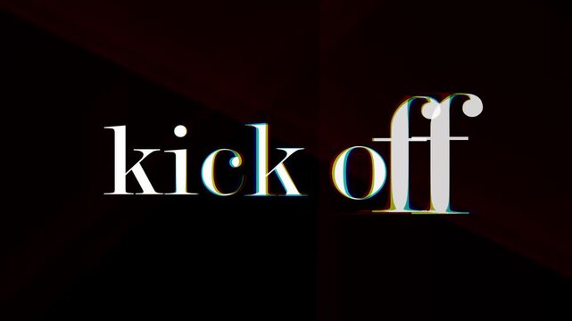 kick off sign