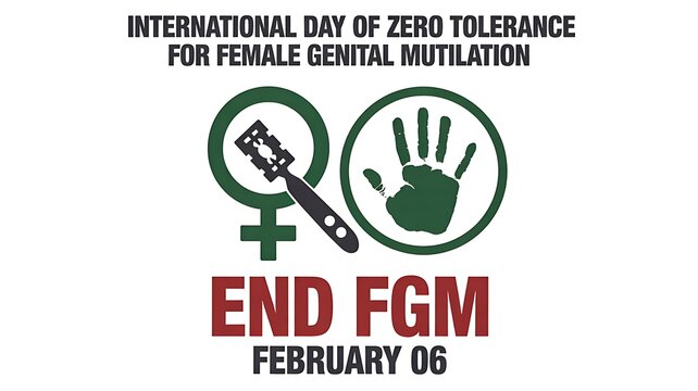 End female genital mutilation campaign poster for global awareness
