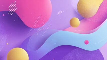 Abstract gradient background and fluid shapes. modern geometric elements for poster
