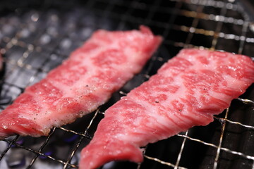 黒毛和牛焼肉（上カルビ）