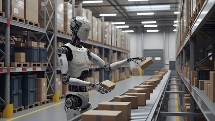 물류창고의 휴머노이드