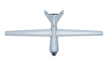 military drone isolated