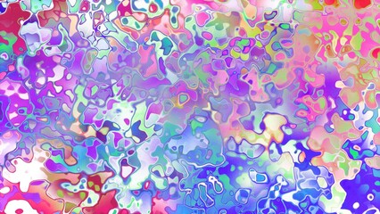 Fototapeta premium Abstract organic liquid texture with flowing amorphous shapes and expressive digital surface