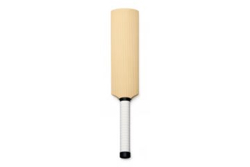 Minimalist cricket bat illustration for sports design and posters