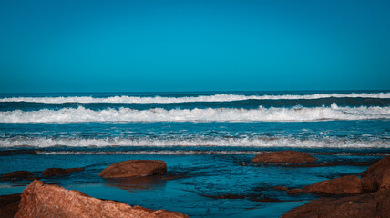On the shores of the Atlantic Ocean, Morocco