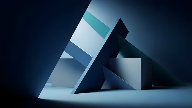 Fondo abstracto minimalista de estructuras cuadradas hechas de metal, renderizado 3d