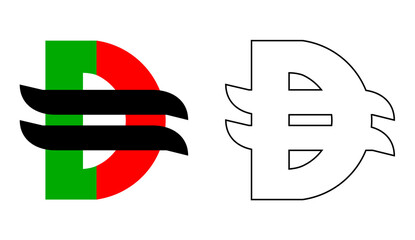 Dirham Currency Symbol Icon &ndash; UAE Money Sign Vector Illustration