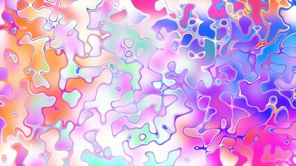 Abstract organic liquid texture with flowing amorphous shapes and expressive digital surface