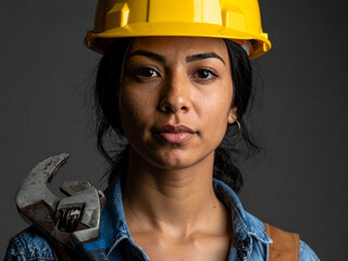 portrait of a female worker