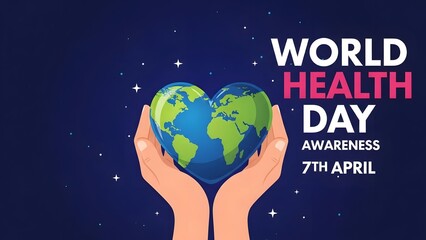 World health day awareness campaign promoting global health equity and wellness initiatives