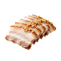 [Transparent Background PNG]Sliced Braised Pork with Garlic Topping