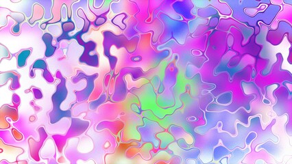 Fototapeta premium Abstract organic liquid texture with flowing amorphous shapes and expressive digital surface