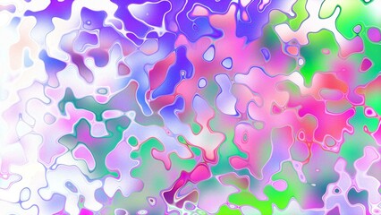Fototapeta premium Abstract organic liquid texture with flowing amorphous shapes and expressive digital surface