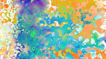 Abstract organic liquid texture with flowing amorphous shapes and expressive digital surface