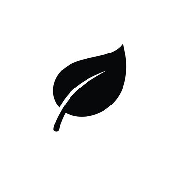 Green Leaf Ecology Nature Element Vector Icon. eps
