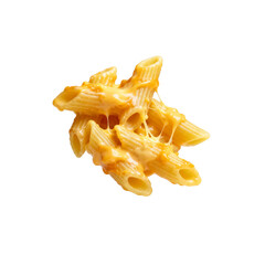 [Transparent Background PNG]Delicious and creamy cheese pasta with penne noodles