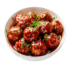 Italian meatballs in classic red tomato sauce