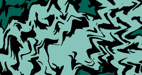 Mint style and black abstract liquid pattern best for bold posters, modern branding, and artistic backgrounds