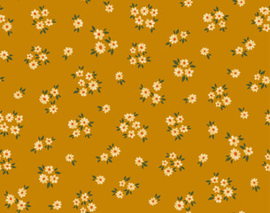 Flower Collection - Petite Florals - Golden Mustard