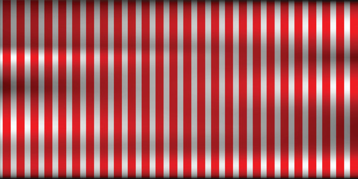 Vertical red and white stripes background. Seamless and repeating pattern.