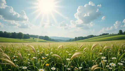 방울이 맺힌 잔디