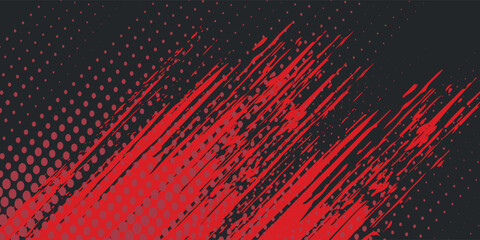 Background, contrast red and black color abstract template for business design. Technology style. You can use it for advertising, sports posters, templates, business presentations. Vector illustration