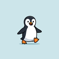 Fototapeta premium Happy Penguin Character