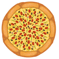 pizza illustration