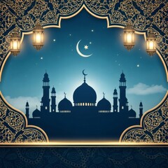 Ramadhan islamic festive background