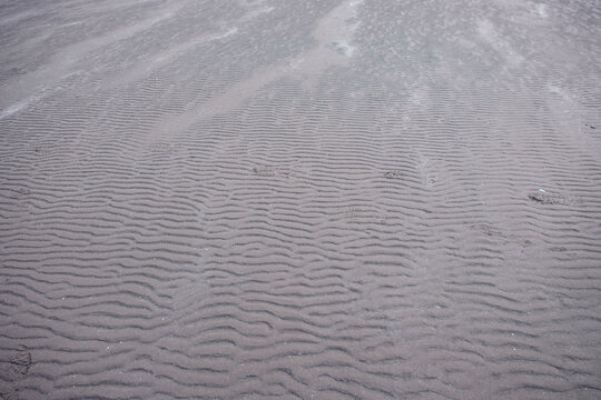 Abstarct of black sandy beach