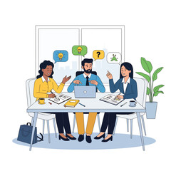 Business Team Collaboration Meeting