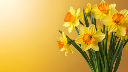 St david's day daffodils bouquet celebrating welsh culture with yellow flowers
