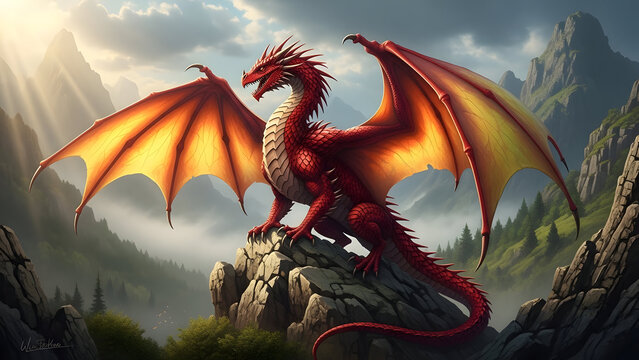 St david's day dragon a vibrant welsh celebration symbol