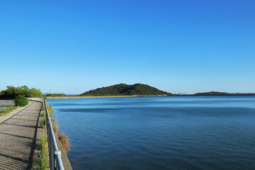 Obraz premium 平荘湖の景色（兵庫県）