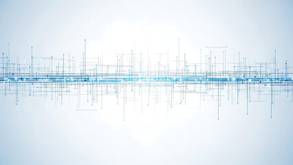 Abstract modern technology network background