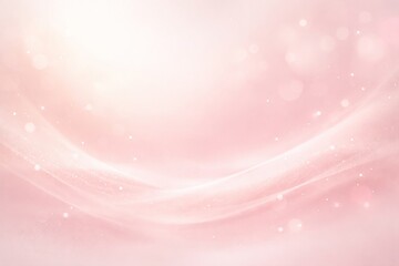  Soft pastel pink Valentine&rsquo;s Day background with glowing light waves