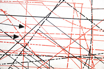 Tailor's cutting plan for various sewing and fashion design projects