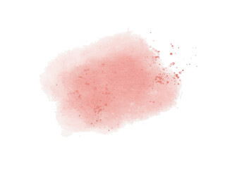 Fototapeta premium Blush Pink Watercolor Stains Abstract Background with Hand-Drawn Paint Strokes for Invitations and Valentines 