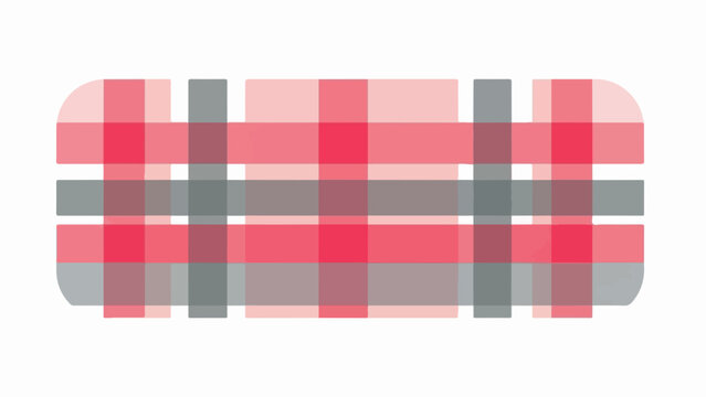 Abstract plaid pattern with intersecting pink and grey stripes