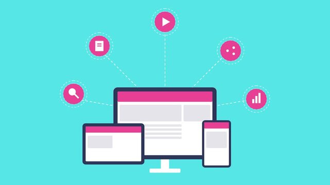 Responsive Web Design Animation for Mobile and Desktop Devices