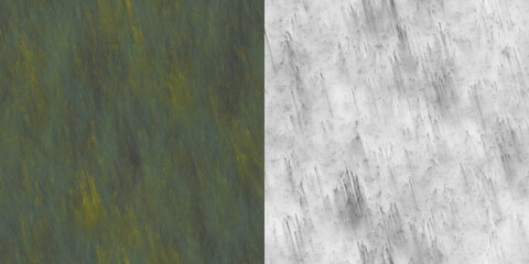 Naklejka premium Seamless pattern of oil paint canvas. Texture via an alpha channel.