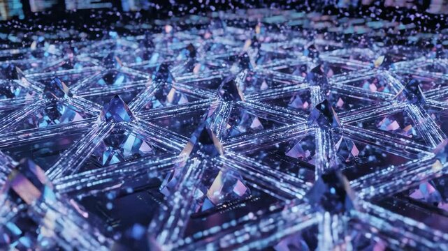Abstract quantum computer simulation performing calculations