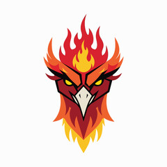 Fiery Eagle Head