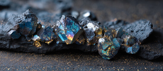 rock black rare eart minerals