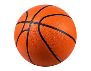 Fototapeta premium Basketball isolated, transparent background