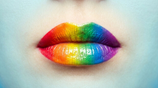 Labios arco&iacute;ris