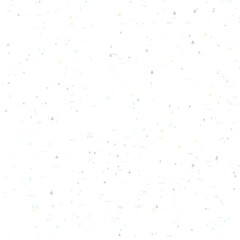 Abstract pattern of tiny, faint pastel triangles, arrows, and zigzag lines scattered across a pure white background. Minimalist and soft aesthetic. © putrimaginery