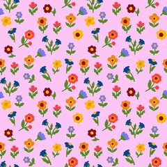 Fototapeta premium seamless floral pattern 12/07